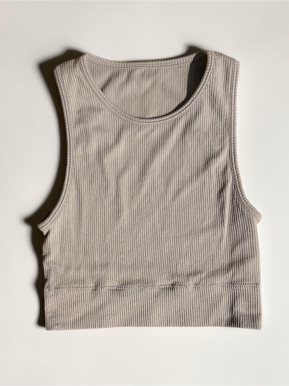 🌻SKIMS Cotton Rib Tank in Stone Size L/XL